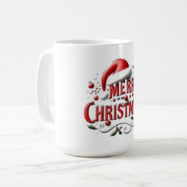 Taza De Café Feliz Navidad Sombrero de Santa