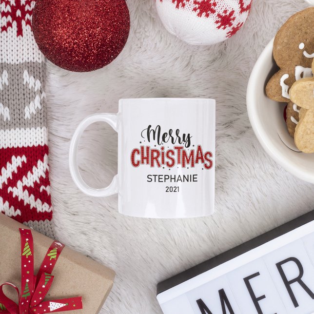 Taza De Café Feliz Navidad Sublimación personalizada (Subido por el creador)