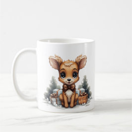 Taza De Café Feliz Navidad venado