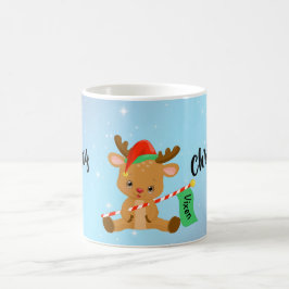 Taza De Café Feliz Navidad Vixen Reindeer