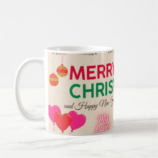 Taza De Café Feliz Navidad y amor