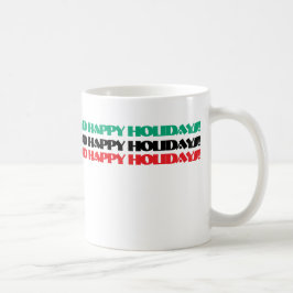 TAZA DE CAFÉ ¡FELIZ NAVIDAD Y FELICES VACACIONES!