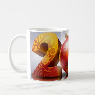 Taza De Café Feliz Navidad y Feliz Año Nuevo