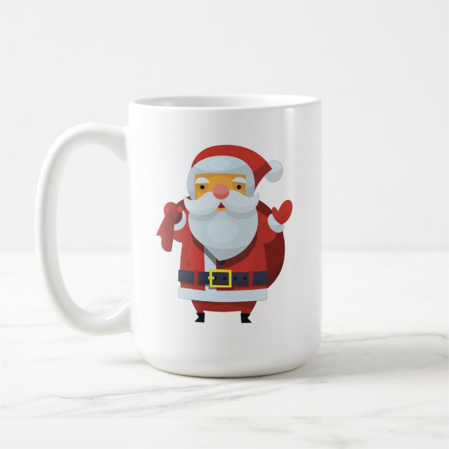 Taza De Café Feliz Navidad y Feliz Año Nuevo (Izquierda)