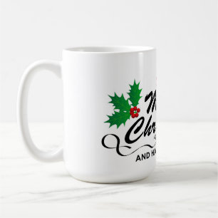 Taza De Café Feliz Navidad y feliz año nuevo