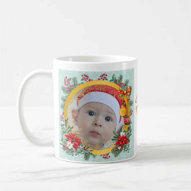 Taza De Café Feliz Navidad y feliz año nuevo por amor café (Izquierda)