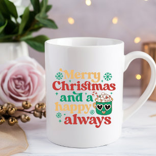 Taza De Café Feliz Navidad y un café feliz siempre