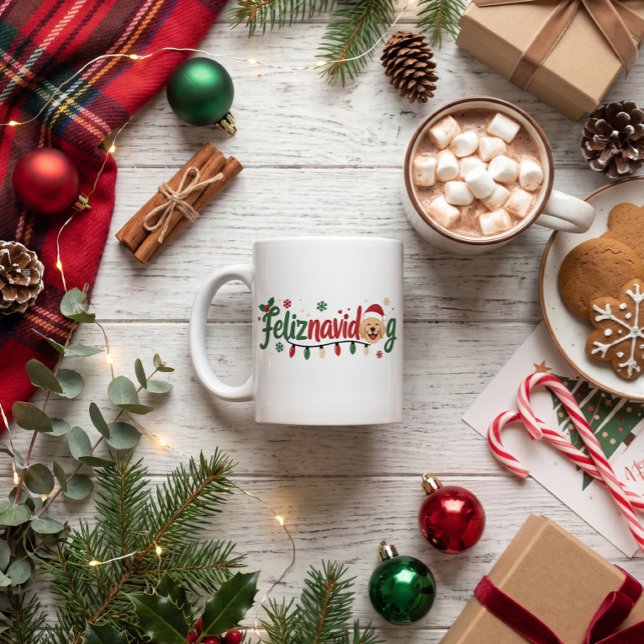Taza De Café Feliz Navidog  (Subido por el creador)