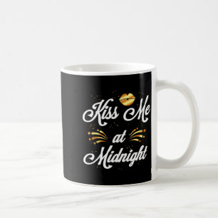 Taza De Café Feliz Nochevieja Nye 2022 Fiesta Beso 