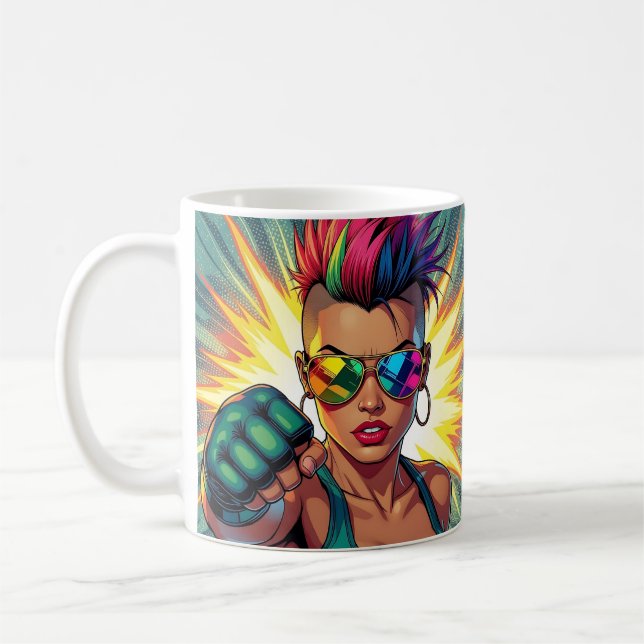 Taza De Café ¡Feliz Orgullo! Lgbtqia+ Mes (Izquierda)