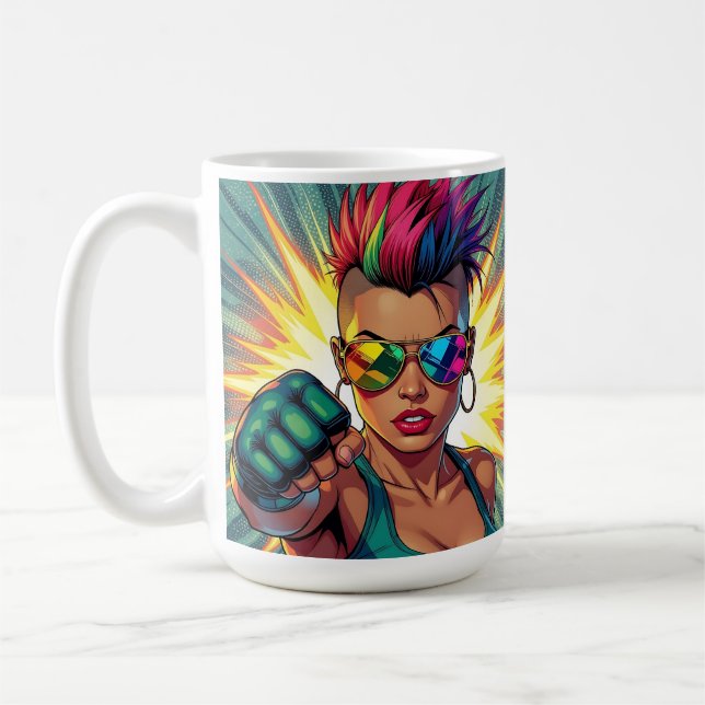 Taza De Café ¡Feliz Orgullo! Lgbtqia+ Mes (Izquierda)
