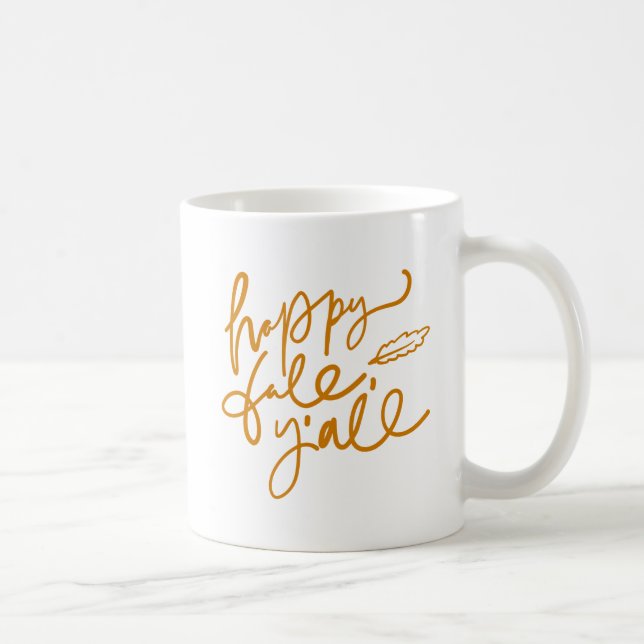 Taza De Café Feliz otoño (Derecha)