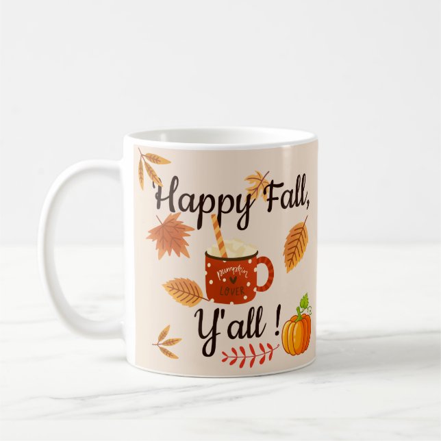 Taza De Café Feliz Otoño, a todos! (Izquierda)