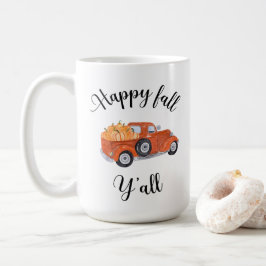 Taza De Café Feliz otoño y otoño | Caer Café estacional