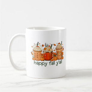 Taza De Café Feliz otoño y picor de calabaza