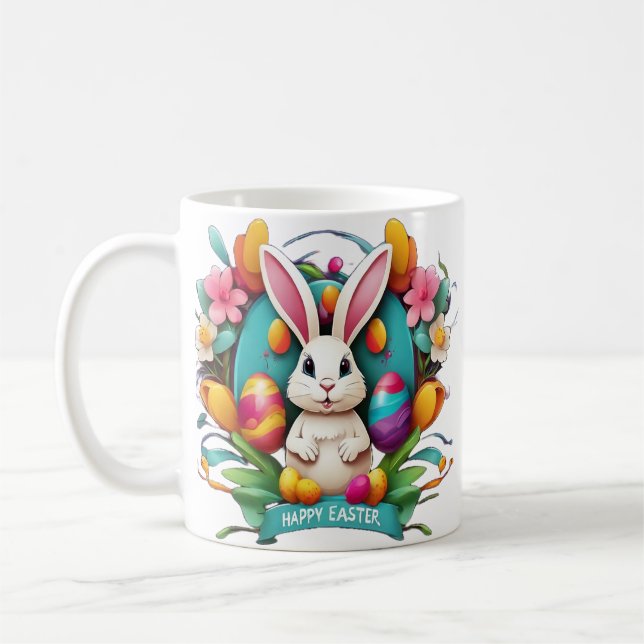 Taza De Café Feliz Pascua (Izquierda)