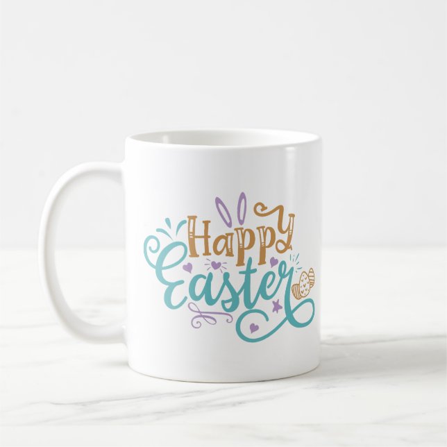 Taza De Café Feliz Pascua (Izquierda)