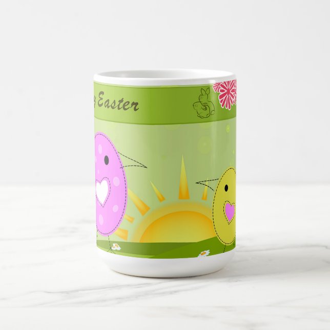 Taza De Café Feliz Pascua (Centro)