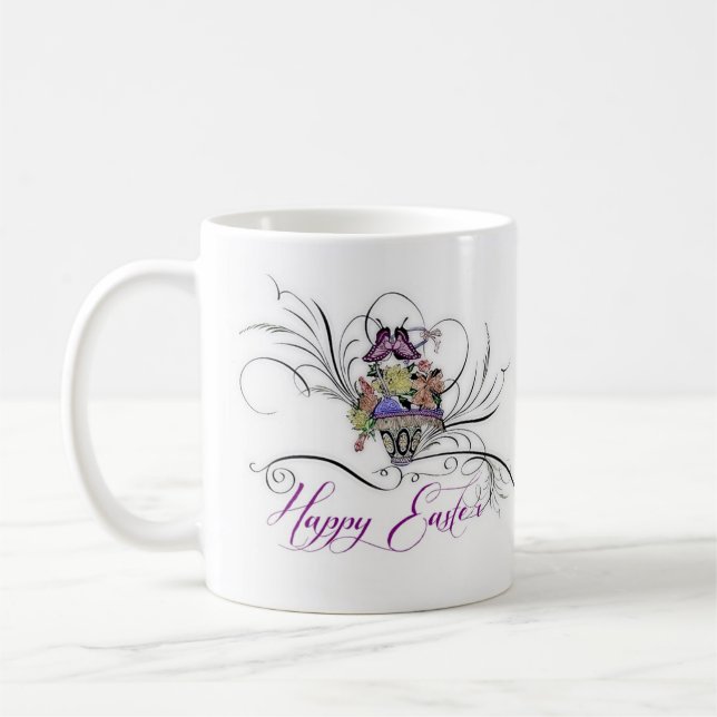 Taza de café Feliz Pascua (Izquierda)