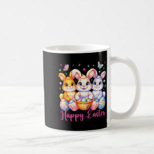 Taza De Café Feliz Pascua 2026 Conejito Lindo Conejo Día de Pas