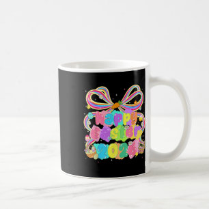 Taza De Café Feliz Pascua 2026 Conejo Coquette Familia Mujer