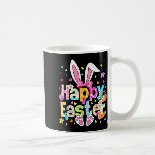 Taza De Café Feliz Pascua 2026 Conejo Lindo Pascua Mujer