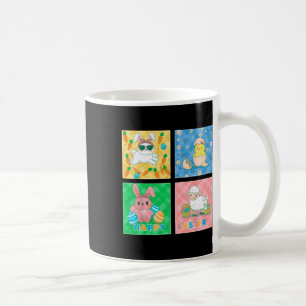 Taza De Café Feliz Pascua, alegre dulce dulce conejo festivo