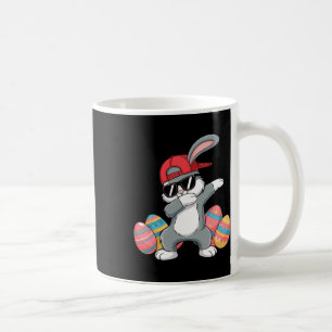 Taza De Café Feliz Pascua Bruh Bunny Dab Rabbit Baile Niños