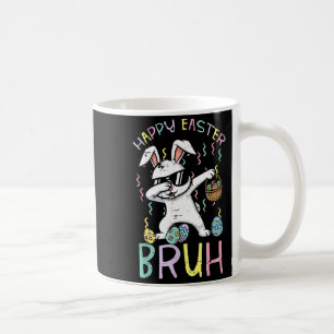 Taza De Café Feliz pascua bruh conejo dab conejo genial meme ni