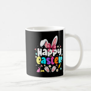 Taza De Café Feliz Pascua Coquette Lazo Conejo Conejito Día de