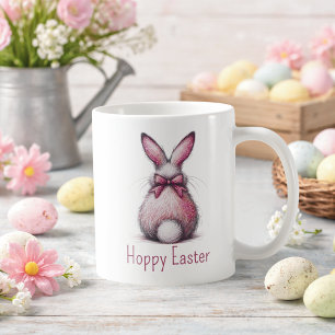 Taza De Café Feliz Pascua de Resurrección Conejo