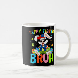 Taza De Café Feliz Pascua hermano conejo para niños niñas mujer