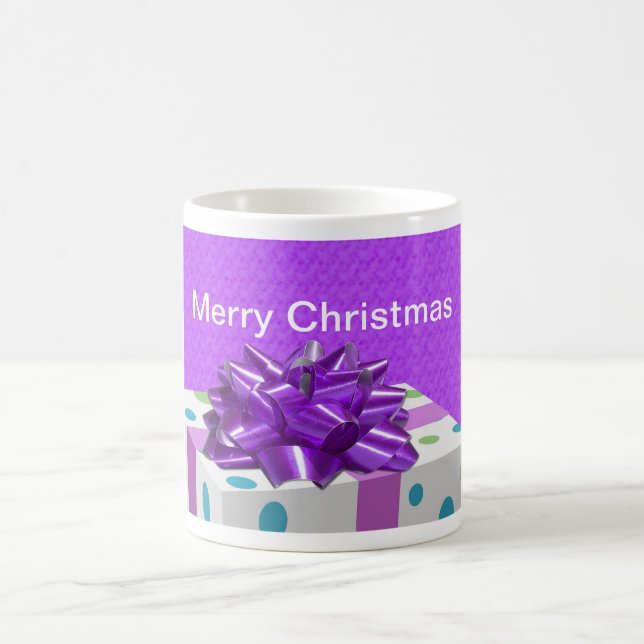 Taza De Café Feliz Personalizable navideño (Centro)