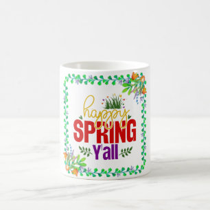 Taza De Café Feliz Primavera a todos-90996