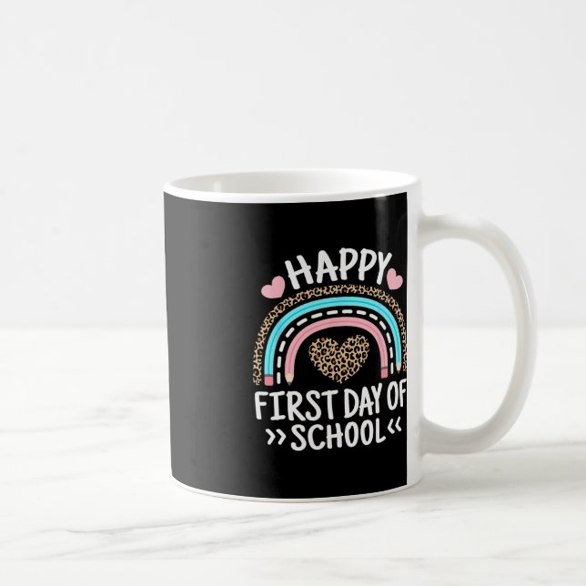 Taza De Café Feliz Primer Día De Colegio Encargado De Profesore (Derecha)