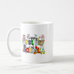 Taza De Café Feliz Primer Día De Escuela Maestros Alumnos Regre