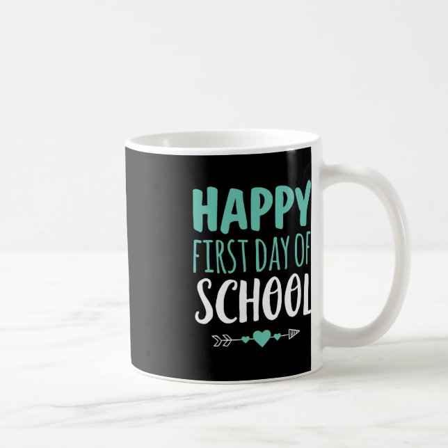 Taza De Café Feliz Primer Día De La Escuela Estudiante Arrow C (Derecha)