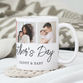 Taza De Café Feliz primer día de la madre, nueva madre 5 Collag