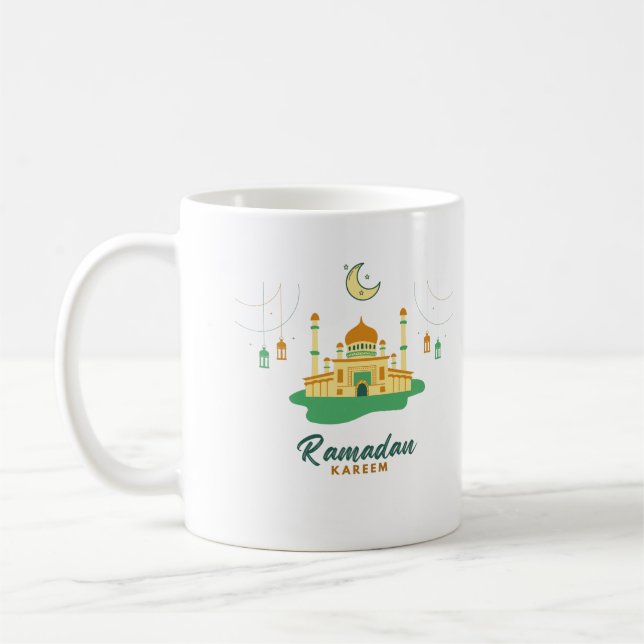 Taza De Café Feliz Ramadán Kareem Y Eid Mubarak 2022 (Izquierda)