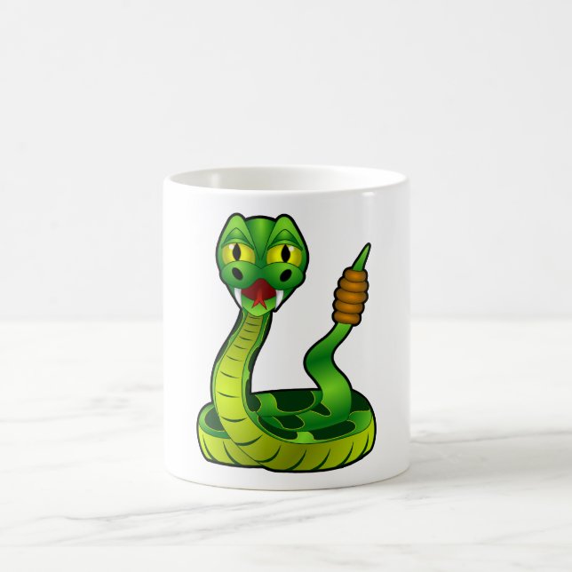 Taza De Café Feliz rattlesnake (Centro)