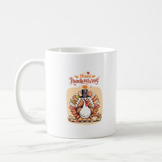 Taza De Café Feliz regalo de agradecimiento para amigos y famil (Izquierda)