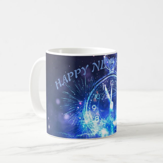 Taza De Café Feliz regalo de Año Nuevo 2025 para ella (Anverso izquierdo)