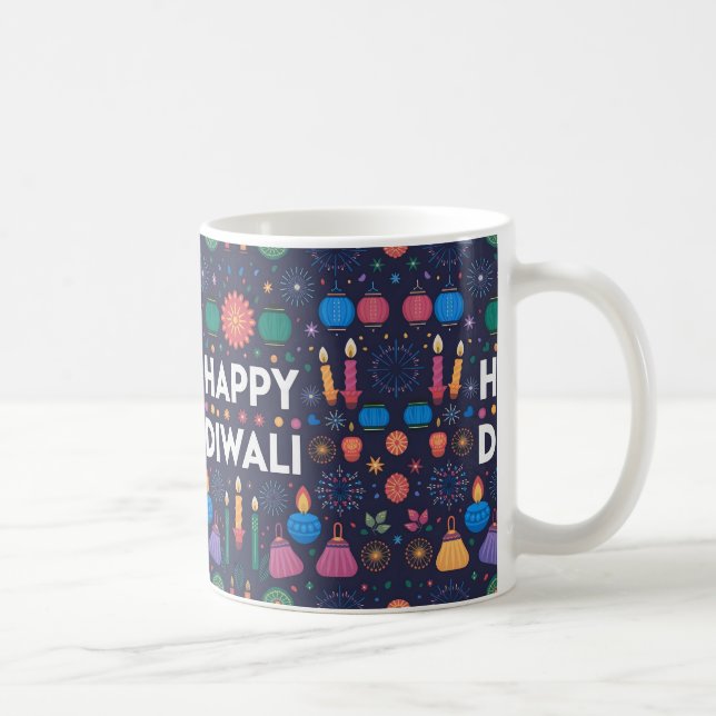 Taza De Café Feliz regalo de Diwali (Derecha)