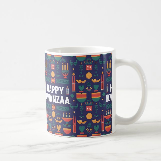 Taza De Café Feliz regalo de Kwanzaa (Derecha)