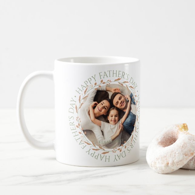 Taza De Café Feliz regalo de peluche del Día del Personalizado (Con donut)