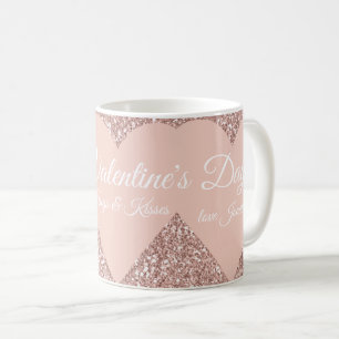 Taza De Café Feliz regalo de San Valentín al corazón del Purpur