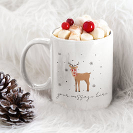 Taza De Café Feliz regalo personalizado de café navideño