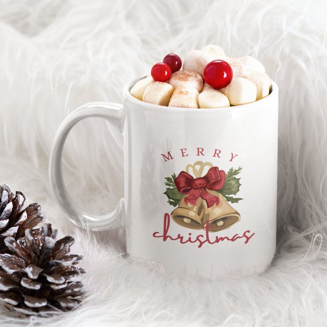Taza De Café Feliz regalo personalizado de café navideño (Merry Christmas Coffee Mug Personalized Gift)