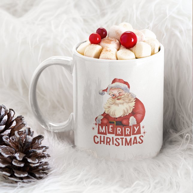 Taza De Café Feliz regalo personalizado de café navideño (Merry Christmas Coffee Mug Personalized Gift)