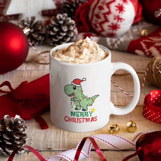 Taza De Café Feliz regalo personalizado de café navideño (Merry Christmas Coffee Mug Personalized Gift)